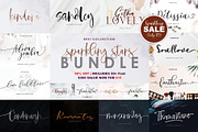Sparkling Stars Bundle, a Script Font by Jhoel Design (Thumbnail 1 of 19)