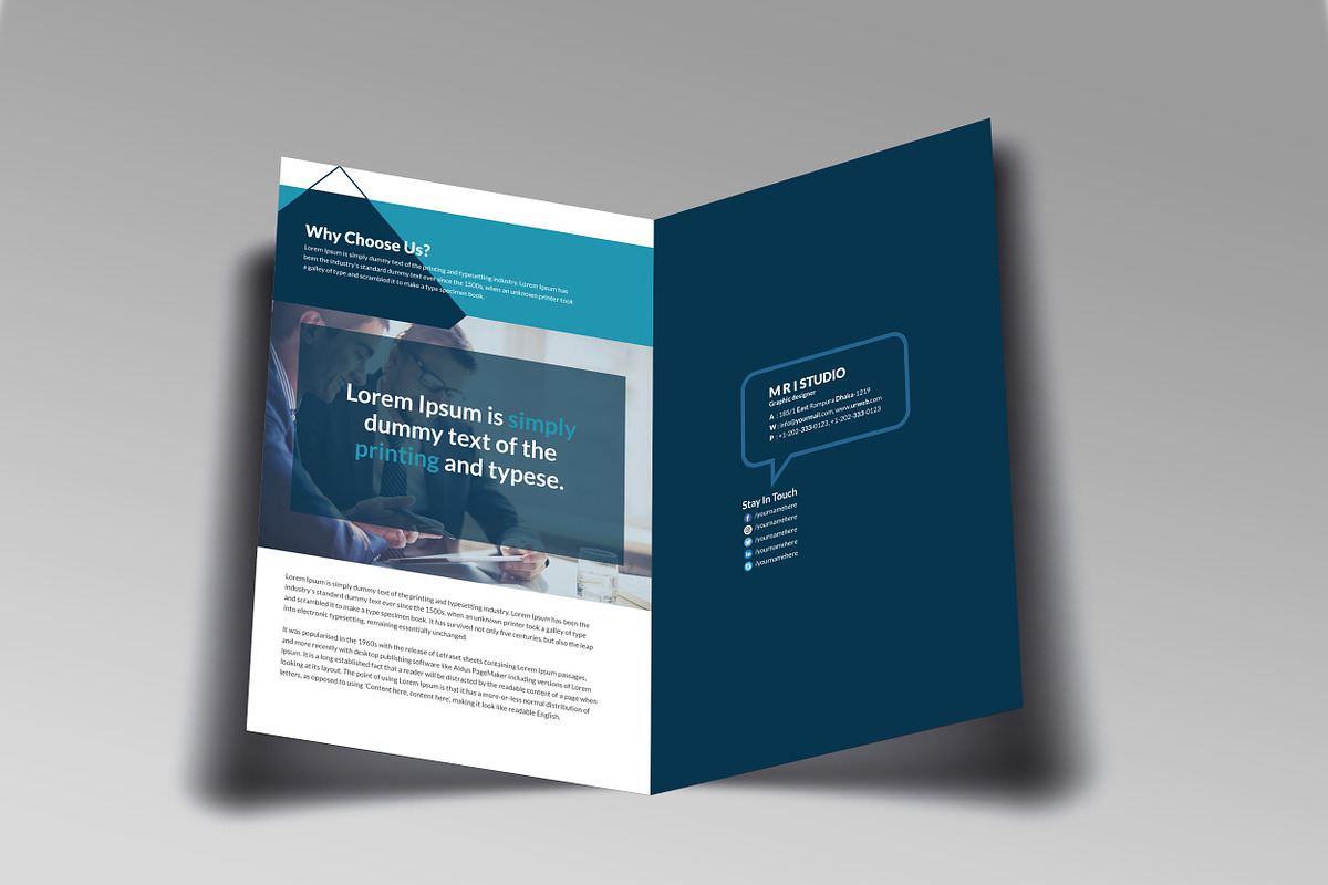 Creative Business Proposal Template, a Brochure Template by MRI STUDIO (Photo 11 of 11)