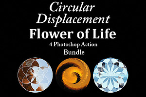Flower of Life - Photoshop Actions, an Action Add-On by Kseniya-Omega