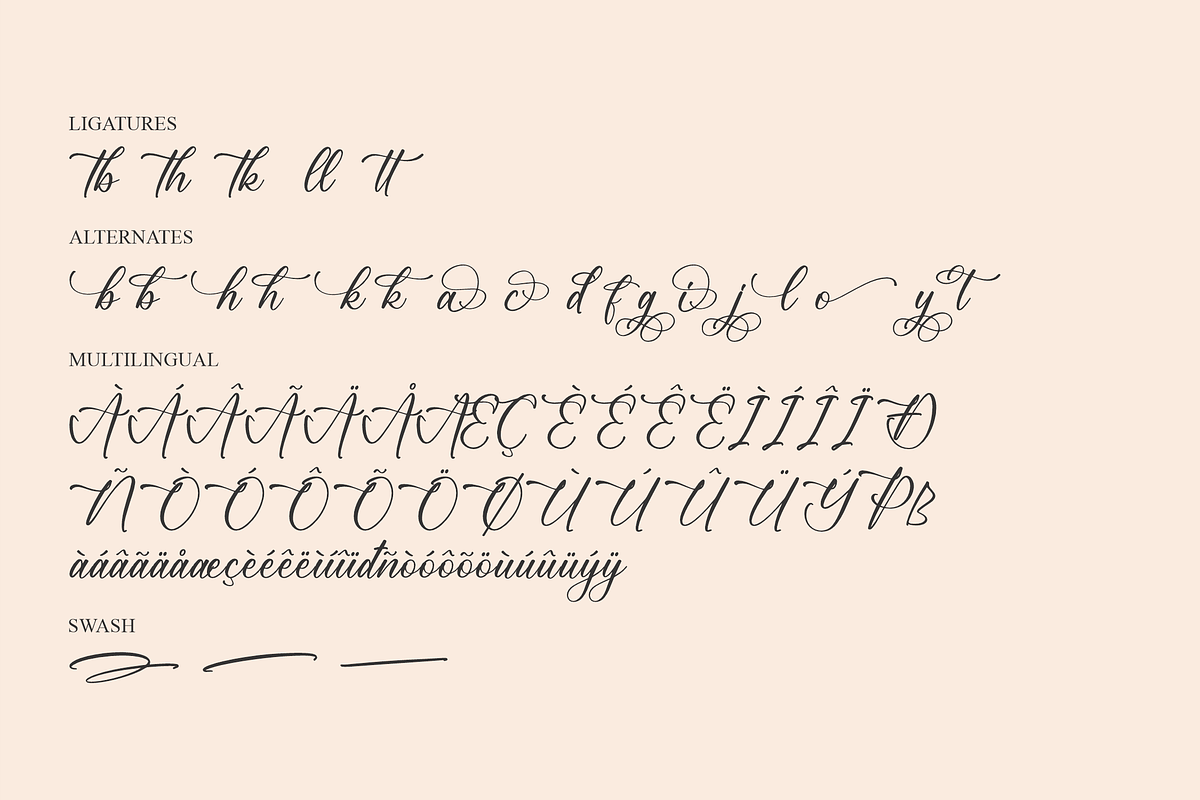 Gattenburg Mikalia Script Font, a Script Font by Storytype Studio (Photo 14 of 15)
