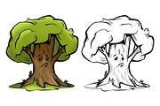Funny Halloween Trees, an Illustration by NadyaKo (Thumbnail 6 of 7)