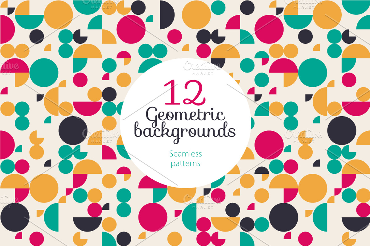 Color geometric patterns