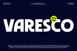 Varesco - Heavy Bold Sans Serif Font