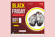 Black Friday Social Media Sales, a Social Media Template by Triple M Graphics (Thumbnail 2 of 2)