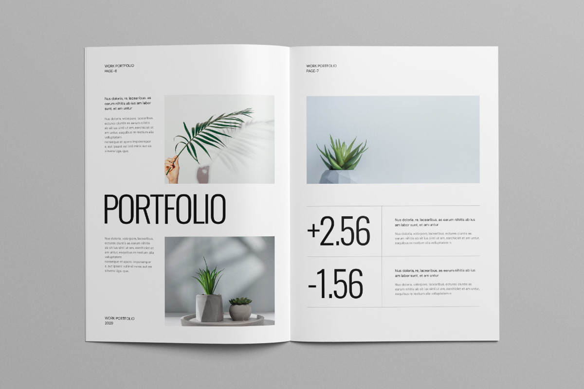 Design Portfolio Canva Template, a Brochure Template by Pixelpick (Photo 4 of 9)