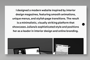 Portfolio Website Template, a Wix Template by pixlspace (Thumbnail 4 of 11)
