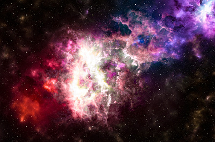 Space nebula containing astro photography, background, and beautiful