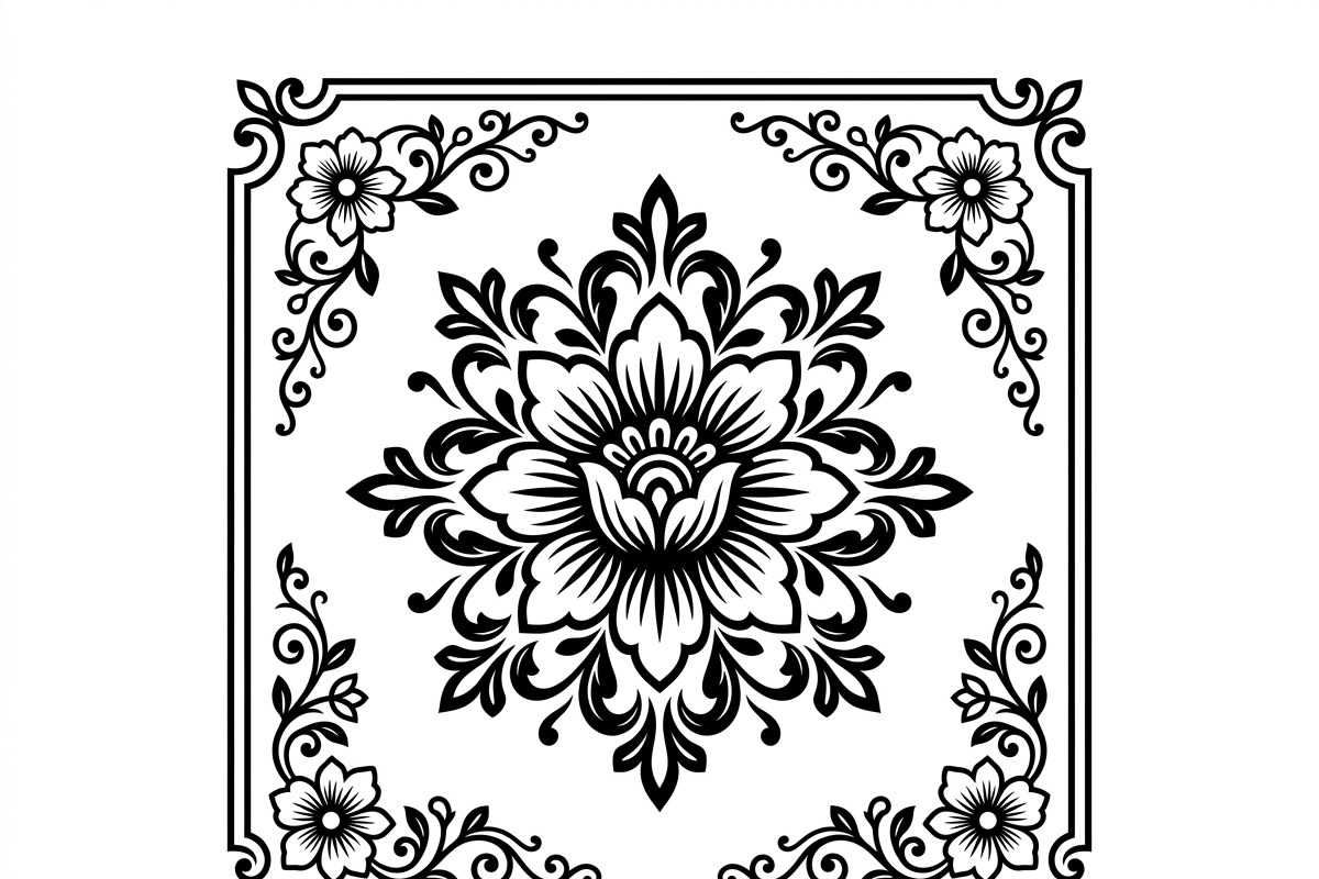 50 Elegant Floral Ornament Bundle, a Decorative Illustration by Amazin_art (Photo 15 of 29)
