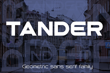 Tander font family