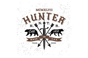 Vintage Label Hunter, a Branding & Logo Template by Ezepov (Thumbnail 2 of 2)