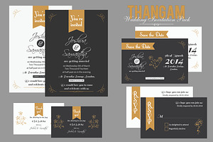Thangam Wedding Invitation Pack