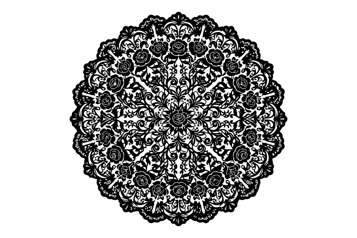 Decorative Floral Mandala, an Object Graphic by Gfx_Store (Photo 9 of 16)