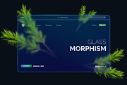 Glass Morphism Interface Mockup, a Landing Page Template by Artlogs (Thumbnail 7 of 7)