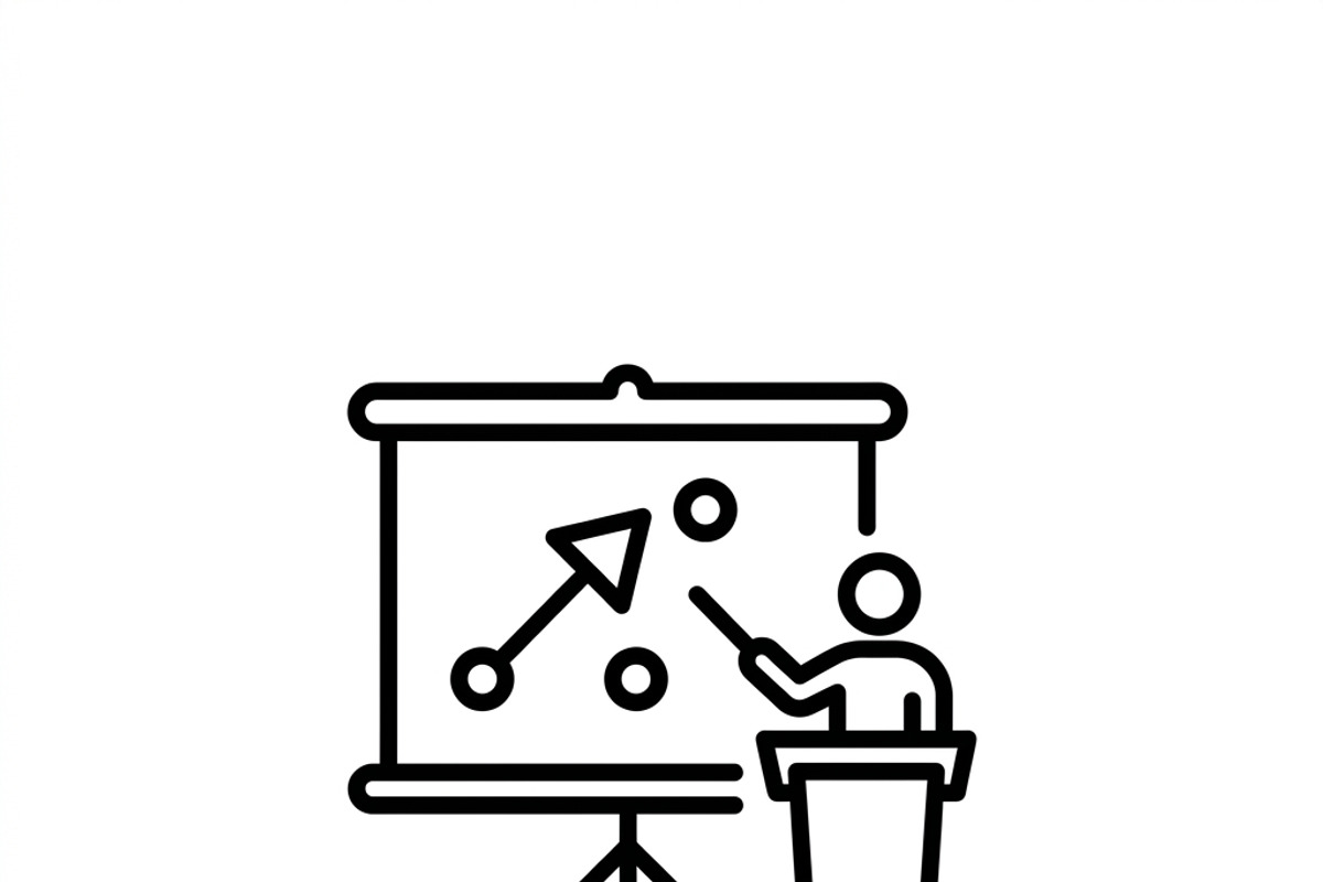 44 Business Presentation Icons, an Outline Icon by adenpinkstore (Photo 3 of 14)