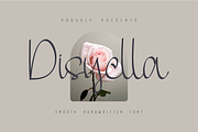 Dhisyella Font, a Script Font by ponuppo (Thumbnail 1 of 5)