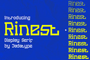 Rinest Font | Display Serif Family, a Serif Font by Jadatype.id (Thumbnail 1 of 9)