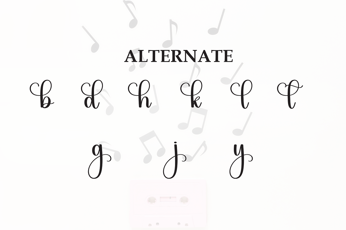 Melody | Script Font, a Handwritten Font by Scratchones