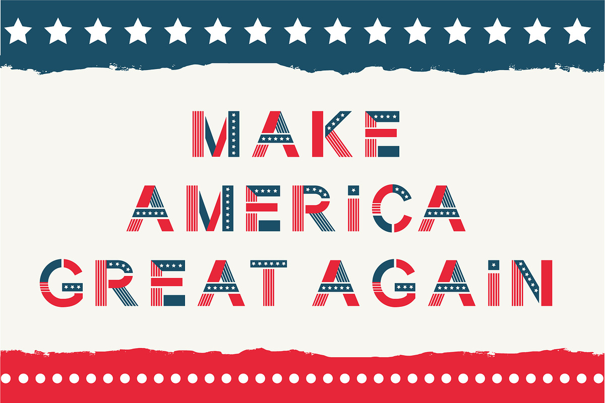 America otf color font. preview 5