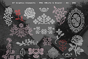 Vintage Vector Pixel Crochet Lace, an Object Graphic by AnMark (Thumbnail 8 of 14)