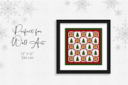 Christmas Quilt Illustrations, a Decorative Illustration by Maggie Stilwell Design (Thumbnail 2 of 9)