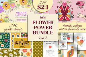 Retro Flower Power Bundle