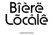 CS Migrate – Modern Display Font, a Sans Serif Font by Craft Supply Co. (Thumbnail 5 of 8)