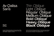 Qalisa - Modern sans