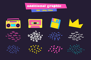 Nineties Vibes Font & Graphics