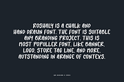 Roshaly - Chalk & Marker Font, a Handwritten Font by QR Design Studio (Thumbnail 4 of 6)