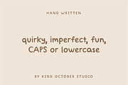 Notes Handwritten Font, a Font by Kind October Studio (Thumbnail 7 of 7)