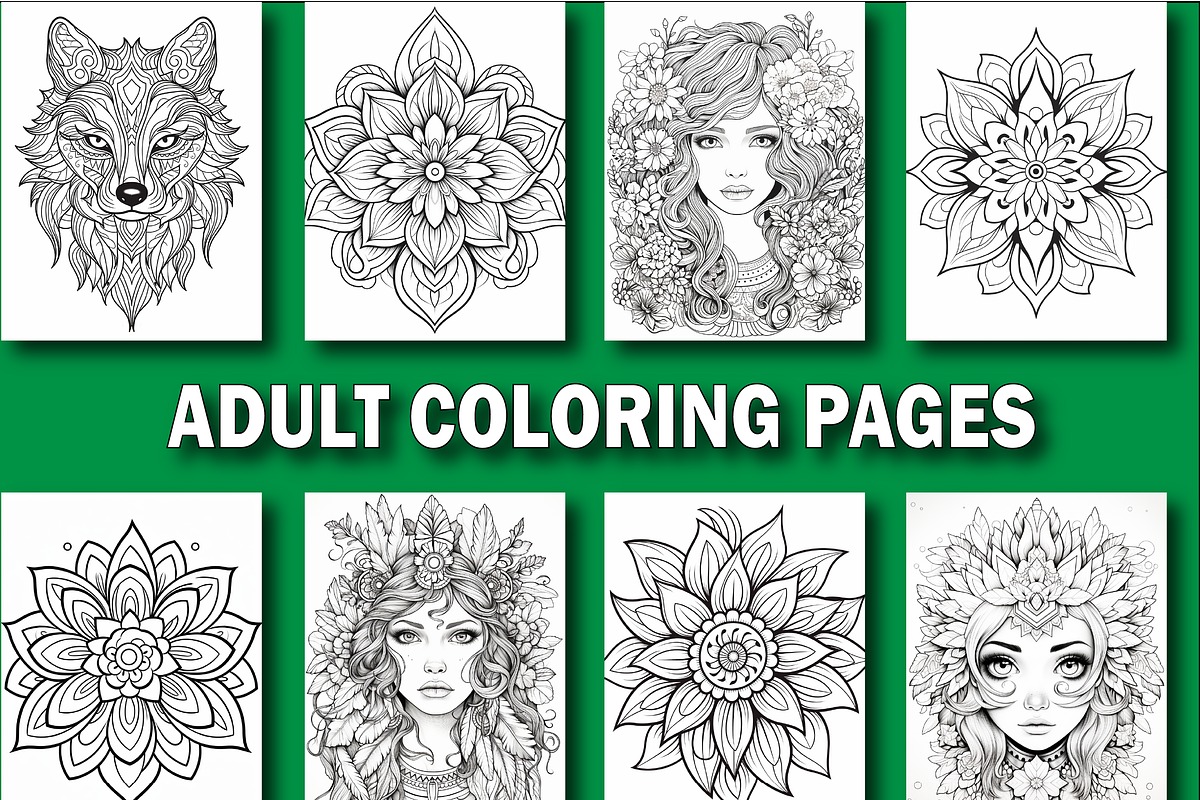 Cute Mandala Coloring Book -V2, an Animal Illustration by Design Zone