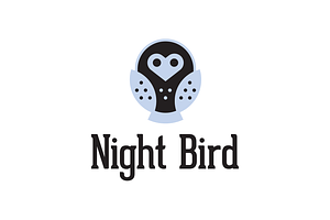 Night bird logo