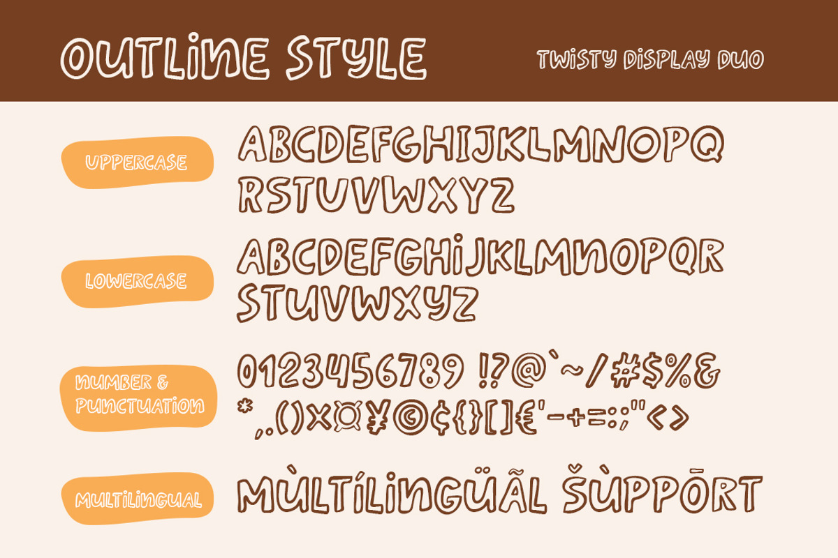 Twisty Display Font Duo, a Font by Haps Space (Photo 5 of 8)