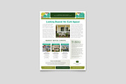 Real Estate Newsletter Template, a Flyer Template by StockLayouts (Thumbnail 3 of 4)