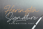 Harington Signature, a Script Font by Omotu Studio (Thumbnail 1 of 12)