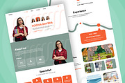 Sophia - Student Portfolio Landing, a Landing Page Template by productype1 (Thumbnail 4 of 5)
