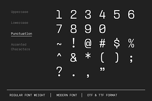 Monospaced Font