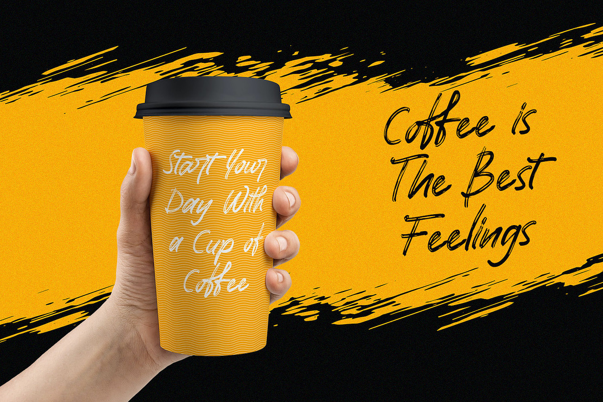 Pomthinq - Brush Script Font, a Script Font by StringLabs (Photo 4 of 12)