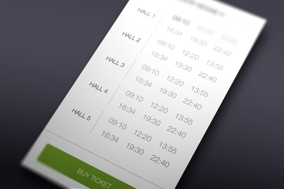 Cinema App UI, an App Template by ALEX BENDER UI STORE (Photo 3 of 3)