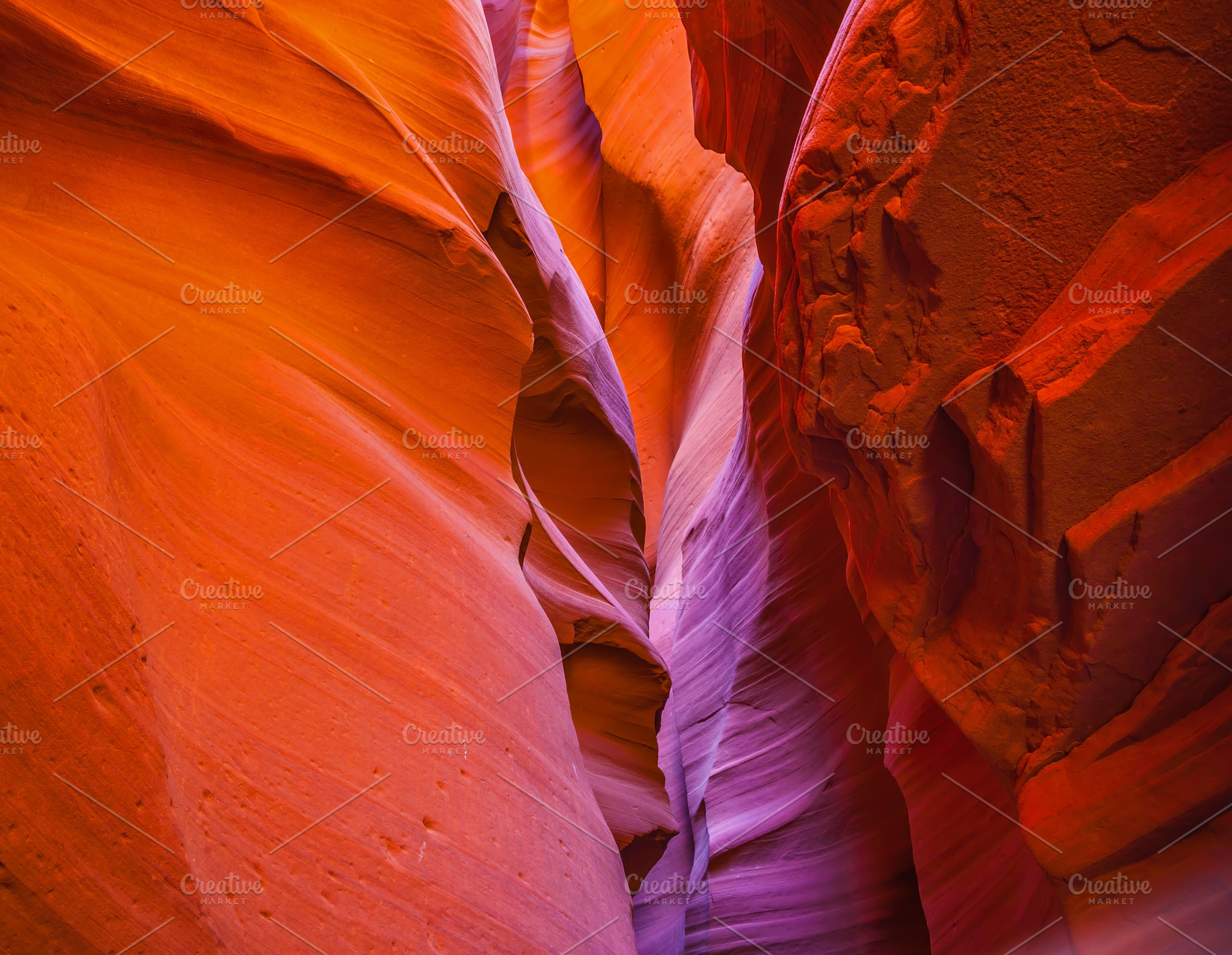 Phenomenal hues slot canyon Antelope, a Nature Photo by kavram