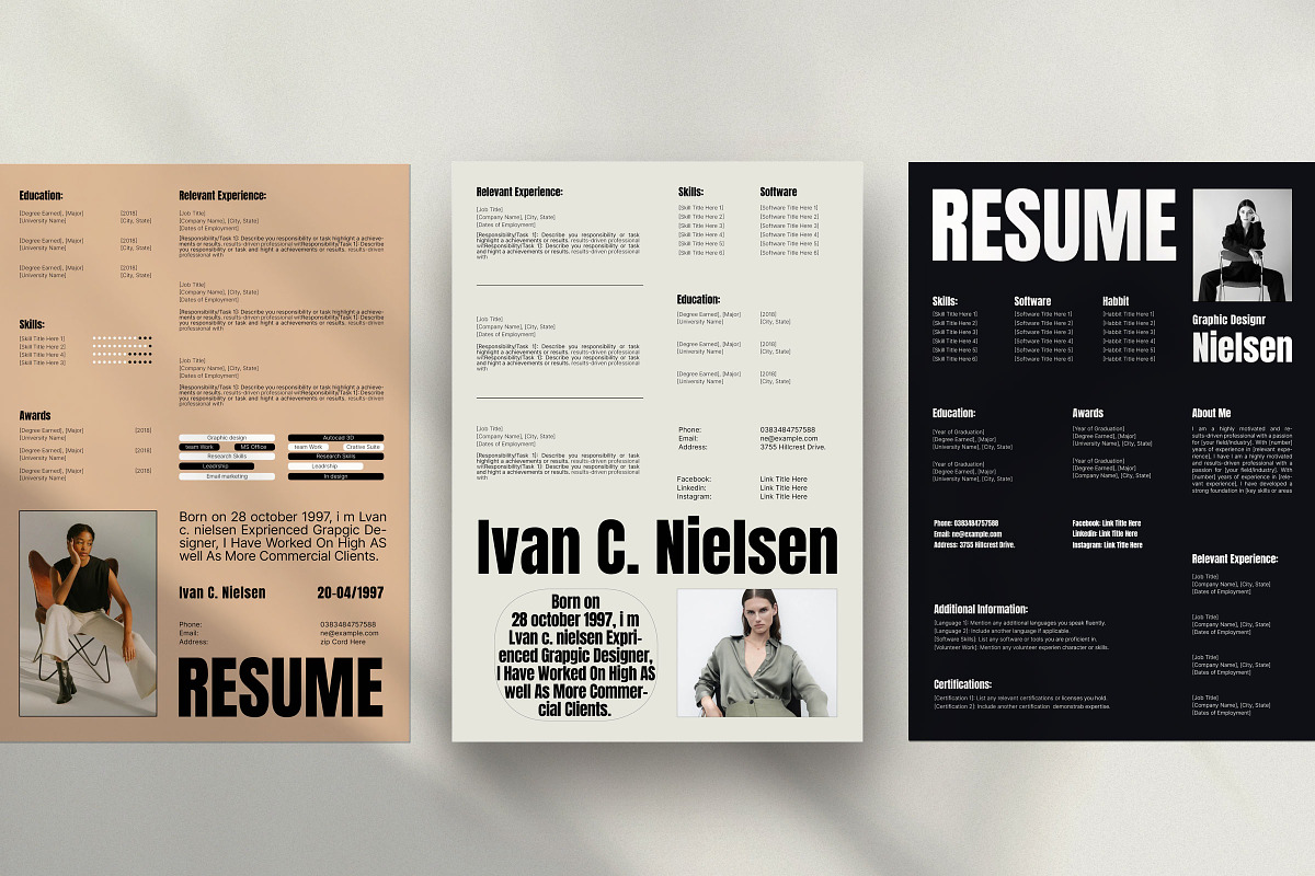 Niclsen | Resume Kit, a Resume Template by Studio Industry (Photo 8 of 10)