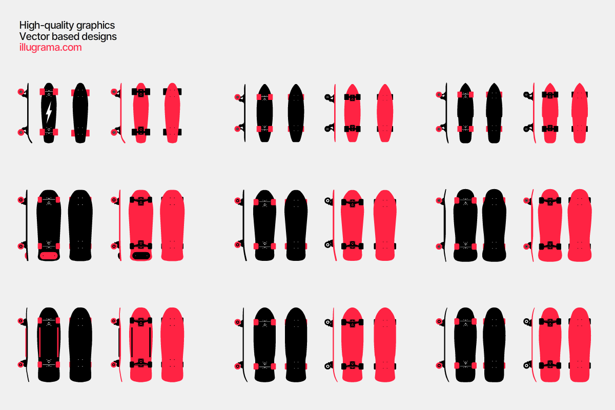 Skateboard & Longboard - Graphics, an Illustration by illugrama (Photo 4 of 7)