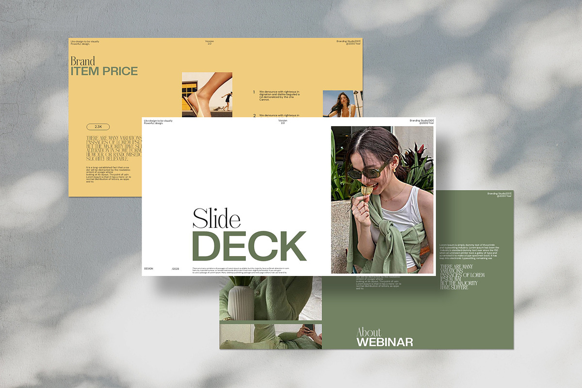 Slide Deck Presentation Template, a Presentation Template by Dream-Lab (Photo 5 of 11)