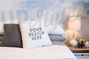 F199 Cushion Stock Photo Mock Up