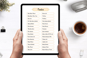 Editable Digital Baby Shower Planner