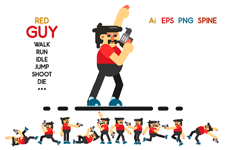 Red Guy Animation