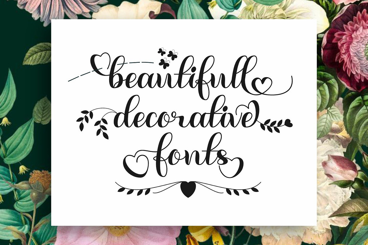 Valentina Cursive font Script Font, a Script Font by WhymoreArt (Photo 6 of 10)