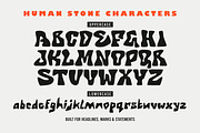 Human Stone Raw Bold Brutal Display, a Sans Serif Font by Struvictory.art (Thumbnail 3 of 8)
