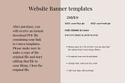 Website Banner Template Canva, a Websites & App Template by Deepa Template Studio (Thumbnail 3 of 11)
