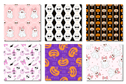 Halloween Seamless Patterns, a Pattern Graphic by wind mill (Thumbnail 2 of 4)